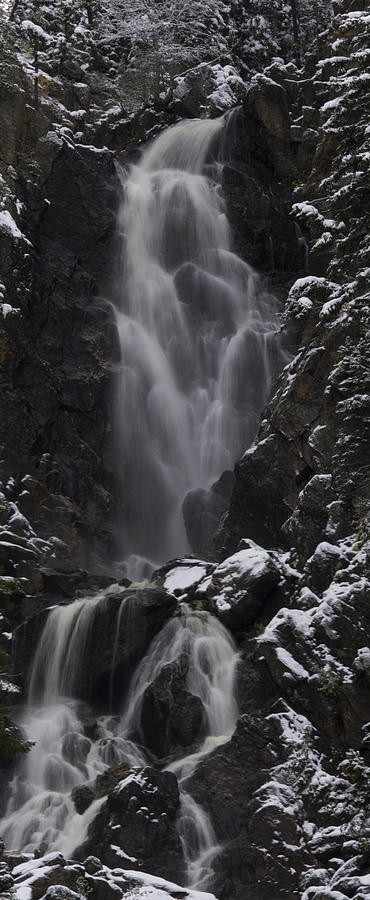 Mountain Photograph - Fish Creek Falls in October by Bob Bailey
