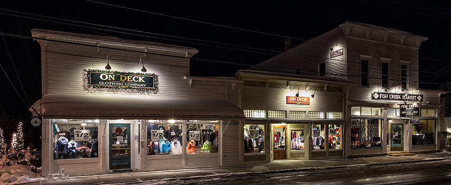Fish Creek Shops Photograph by Jeffrey Ewig