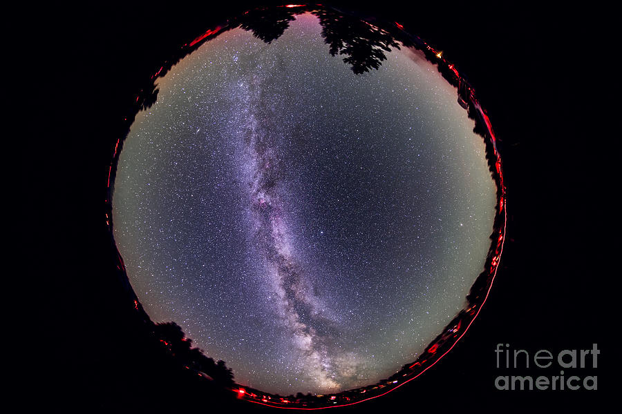 Fish-eye Lens View Of The Summer Milky Photograph