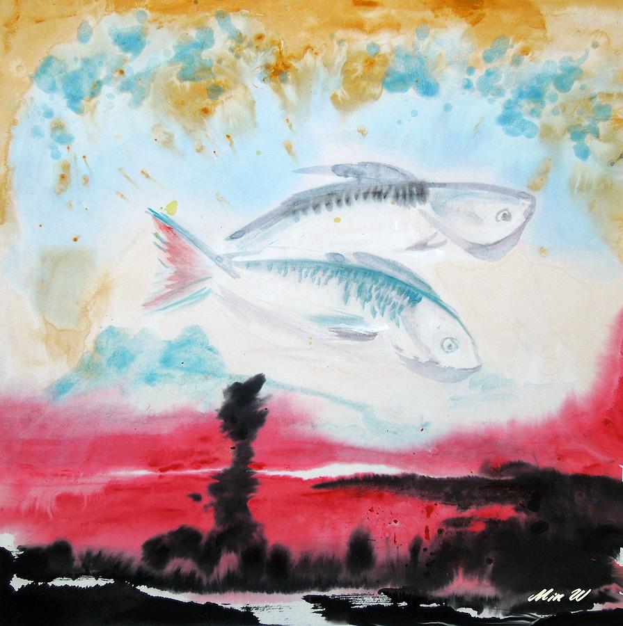Fish Heaven Painting by L R B