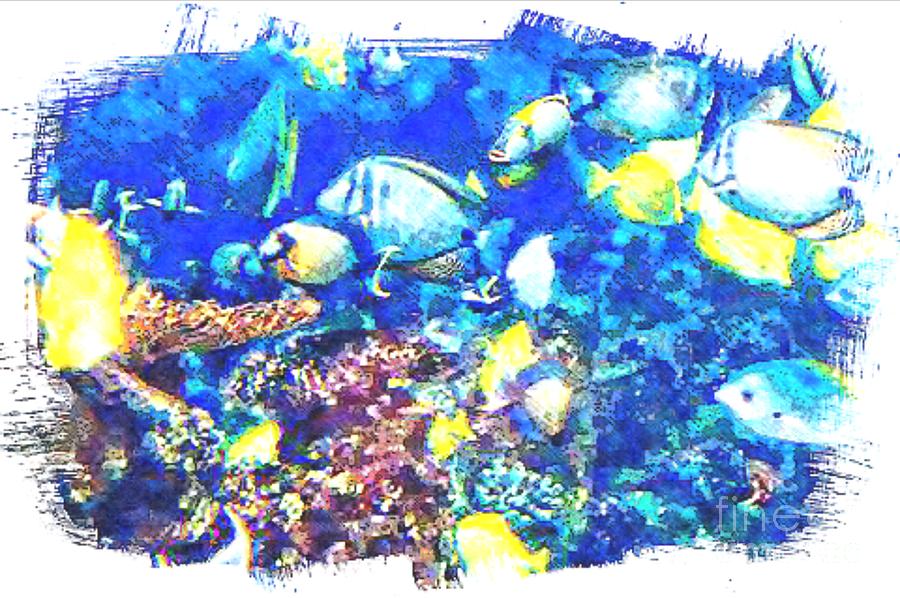 Fish In Pastel Digital Art by Steven  Pipella