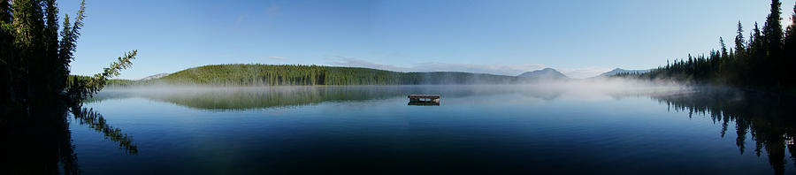 Fish Lake Photograph - Fish Lake Morning Panorama by Phil And Karen Rispin