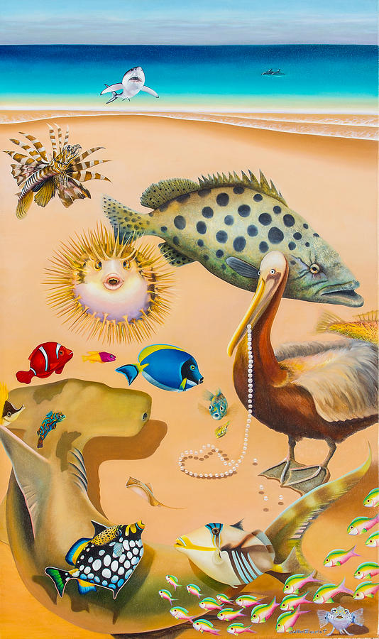 Fish Out Of Water Painting by William T Templeton