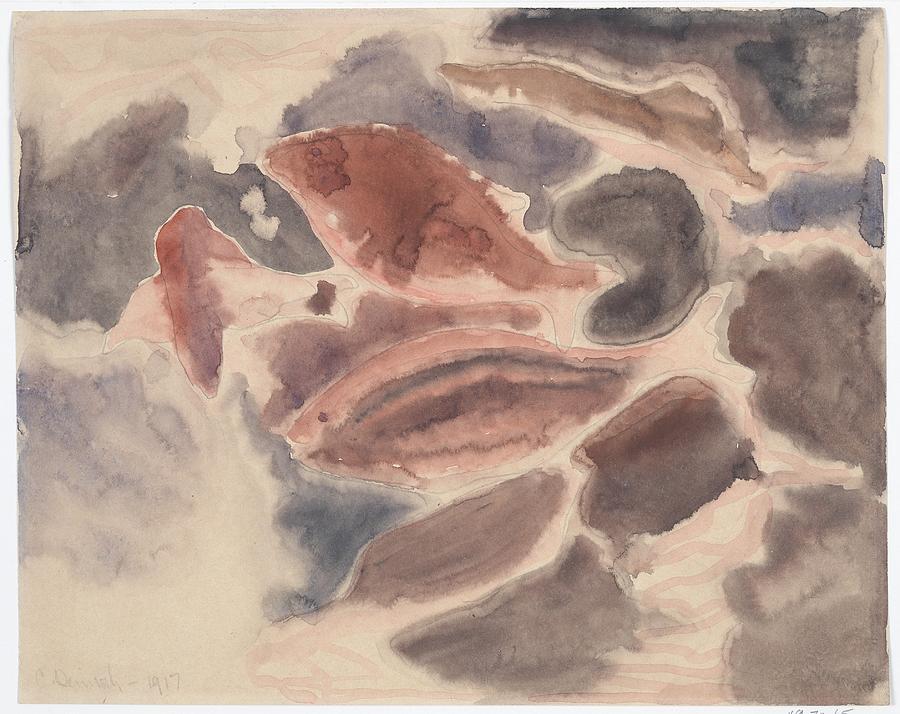 Charles Demuth Drawing - Fish Series, No. 2 by Charles Demuth