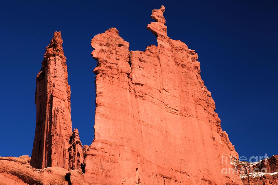 Fisher Towers Photograph - Fisher Towers Landscape by Adam Jewell