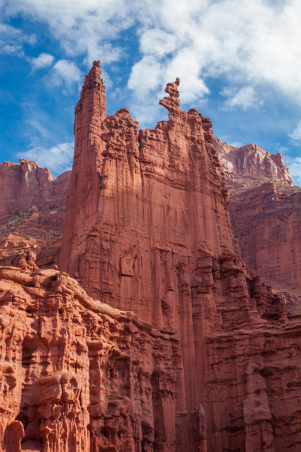 Fisher Towers Rising Photograph by W Chris Fooshee