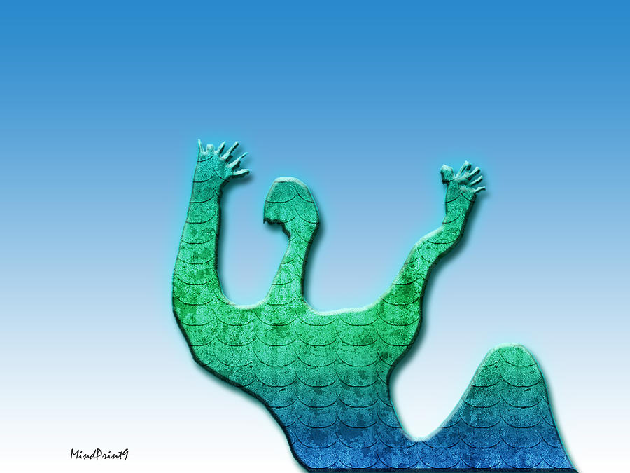 Fisherman Digital Art by Asok Mukhopadhyay