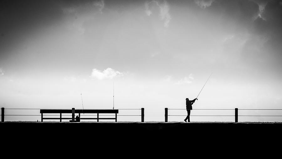 Fisherman Photograph by David Downs