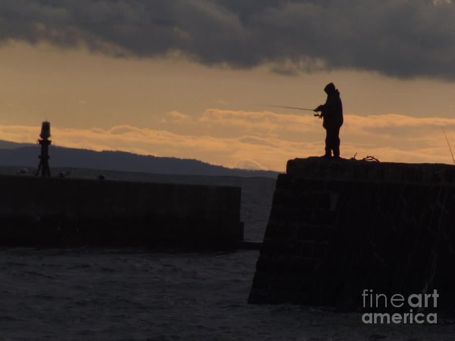 Summer Photograph - Fisherman by Fergus Mitchell
