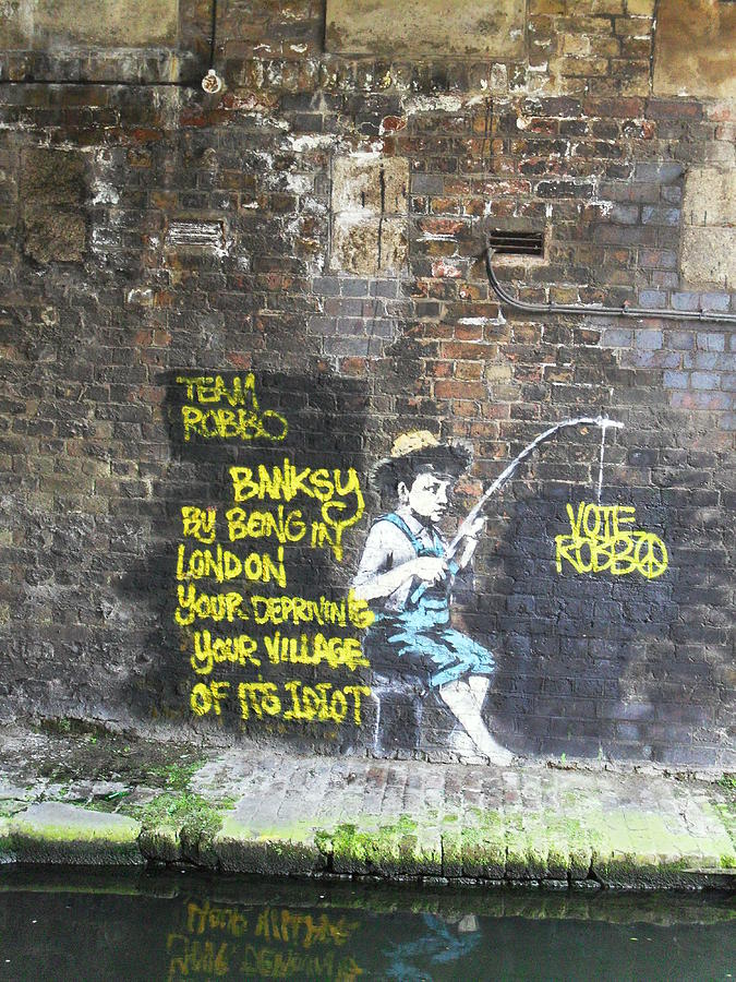 fisherman mural in Camden London Photograph by Arik Bennado