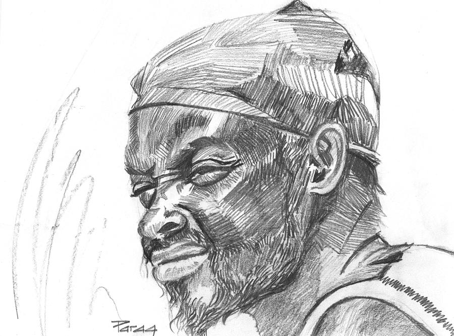 Fisherman Drawing by Parag Pendharkar