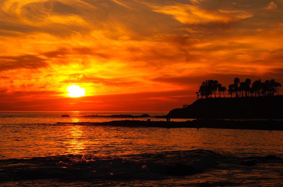 Sunset Photograph - Fishermans Cove Sunset by California Photo