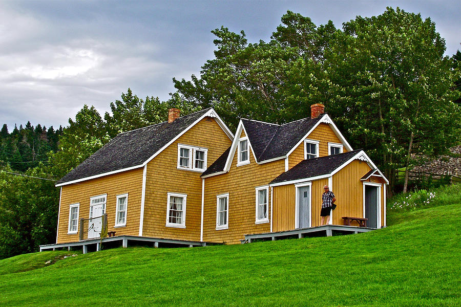 Fishermans Home in LAnse Blanchette in Forillon National Park, Quebec, Canada Photograph by Ruth Hager