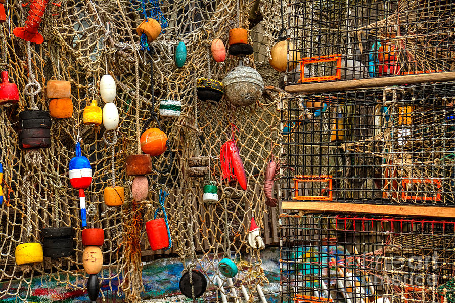 Net Photograph - Fishermans Net by Brenda Giasson
