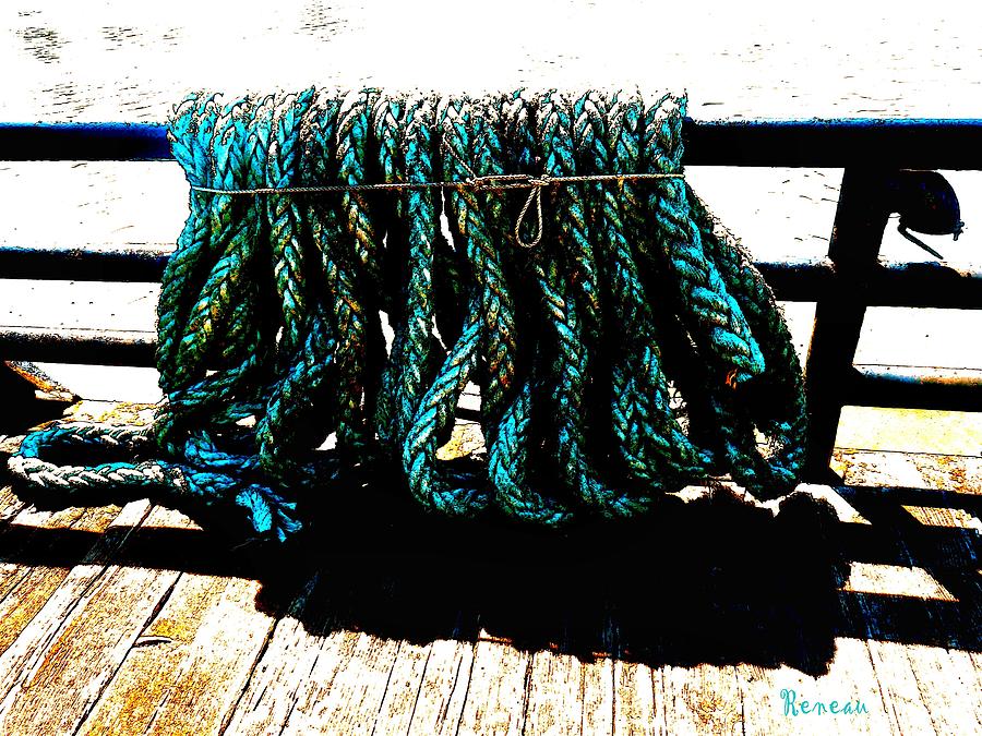Fishermens Rope Photograph by A L Sadie Reneau