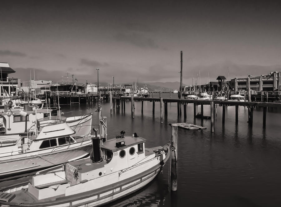 Fishermans Wharf Boats Photograph by James Canning