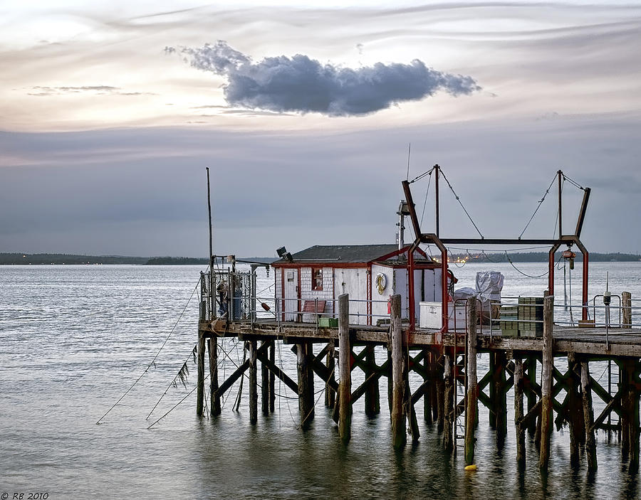 Fishermans Wharf Evening Photograph by Richard Bean