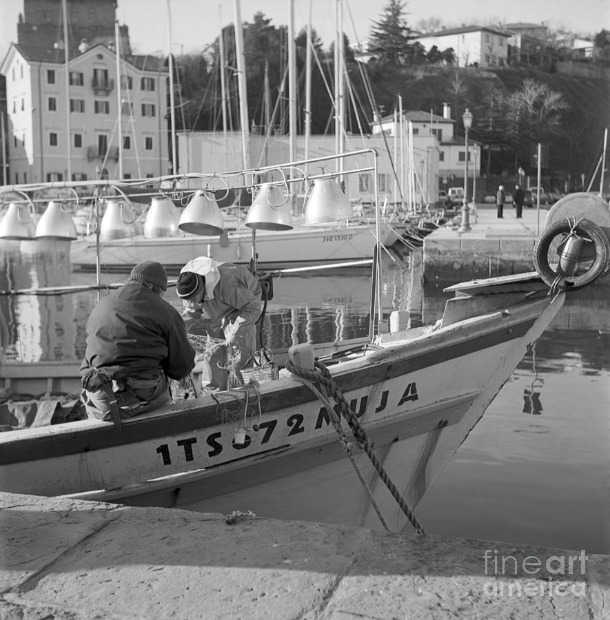 Fishermen in Muggia Photograph by Riccardo Mottola