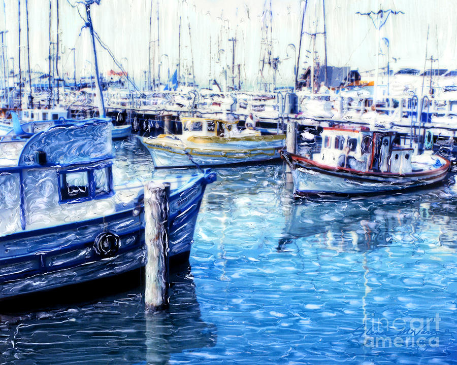 Fishermens Wharf San Francisco Mixed Media by Glenn McNary