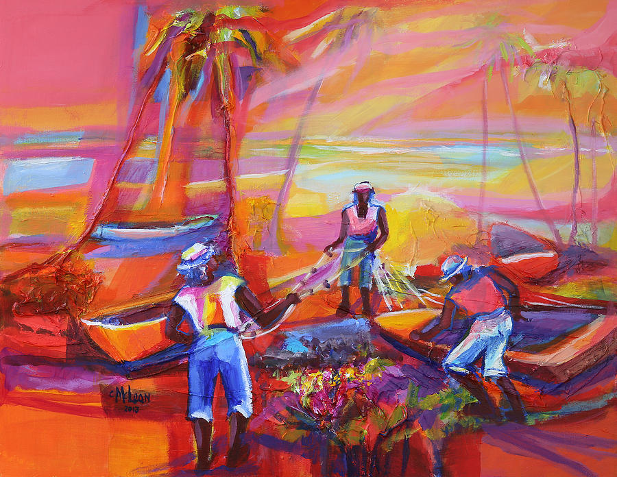 Fishers of Men II Painting by Cynthia McLean