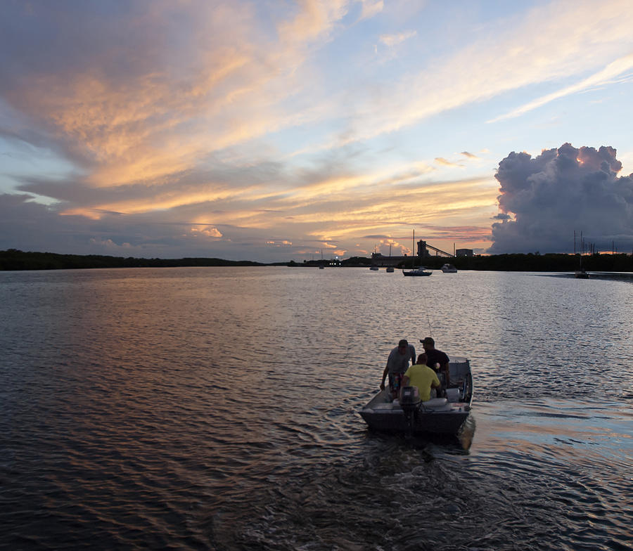 Sunset Photograph - Fishers Of The Night by Norman Johnson Sunset Photograph - Fishers Of The Night by Norman Johnson