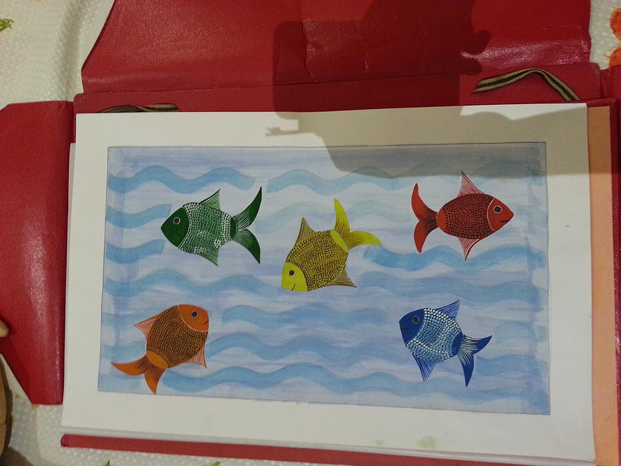 Fishes Painting by Ramroop Yadav