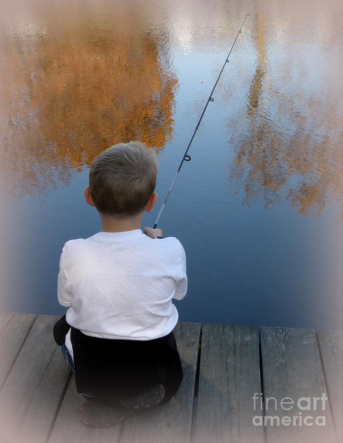 Fishin Photograph by Lainie Wrightson