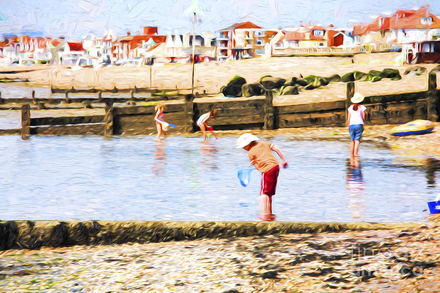 Beach Photograph - Fishing at Southend by Sheila Smart Fine Art Photography