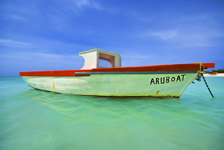Fishing Boat Aruboat of Aruba Photograph by David Letts