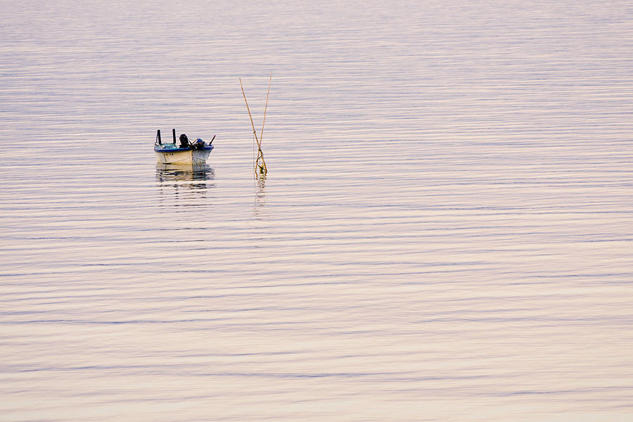 Fishing Boat At Dusk Photograph by Priya Ghose