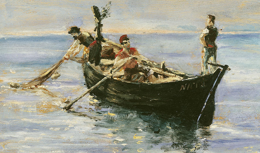 Henri De Toulouse Lautrec Painting - Fishing Boat by Henri de Toulouse-Lautrec