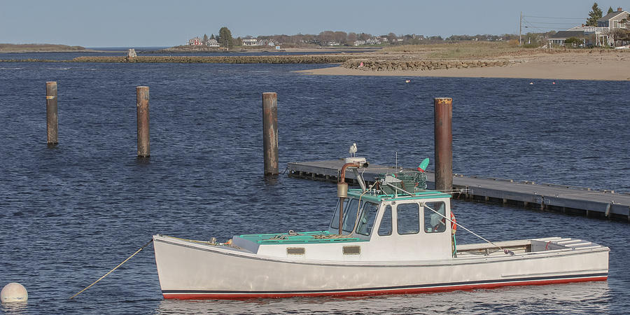 Fishing Boat in Camp Ellis Photograph by Kirkodd Photography Of New England