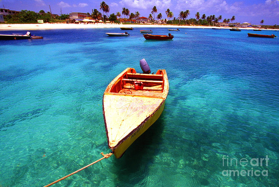 Fishing boat Island Harbour Anguilla Photograph by Thomas R Fletcher