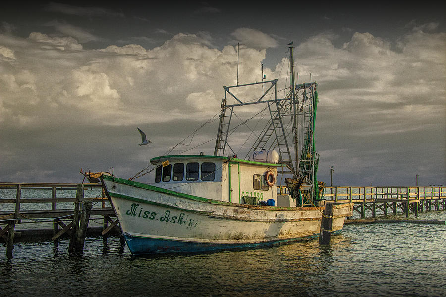 Fishing Boat Miss Ash at Sunrise Photograph by Randall Nyhof