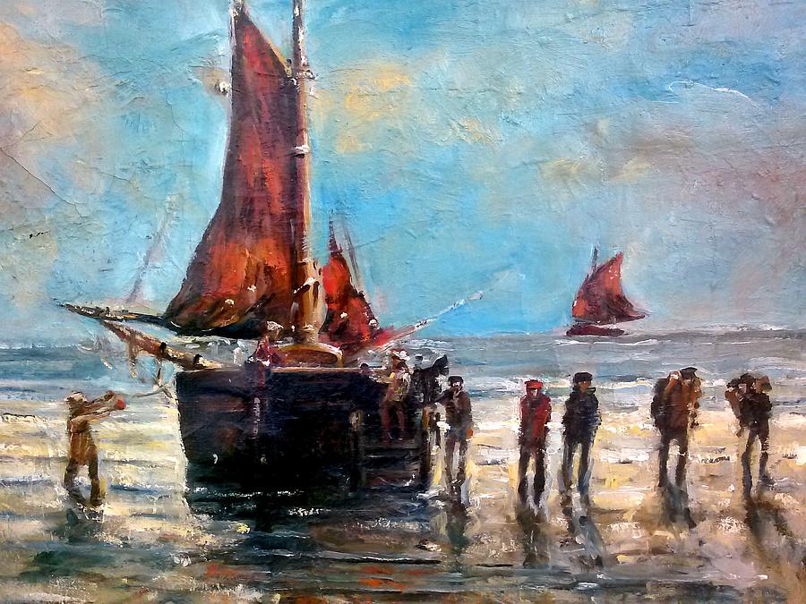 Fishing Boat  Painting by Philip Corley