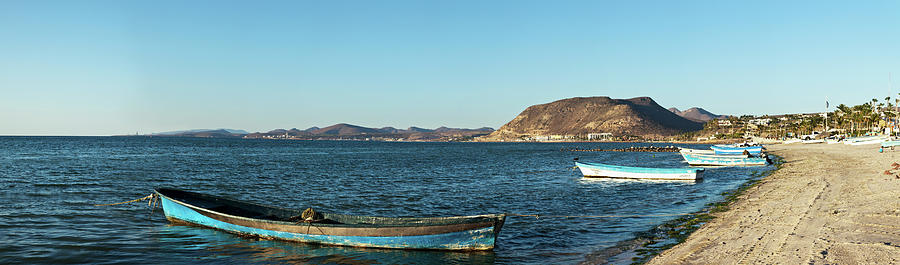 Fishing Boats At Beach, La Paz, Baja Photograph by Panoramic Images