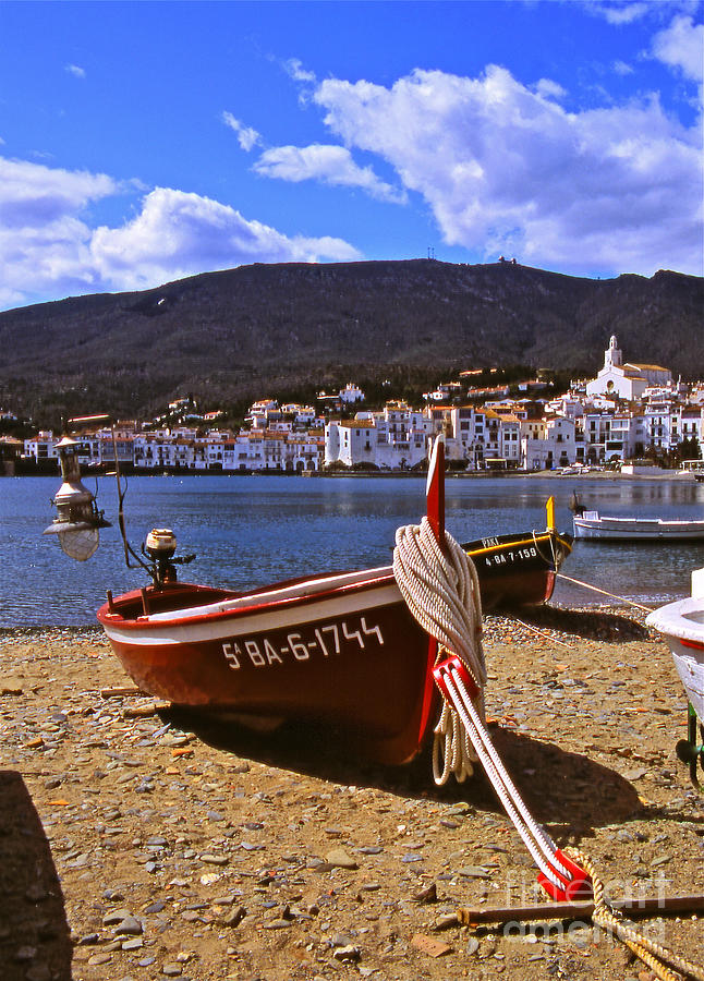 Boat Photograph - Fishing Boats at Cadaques by Alex Cassels