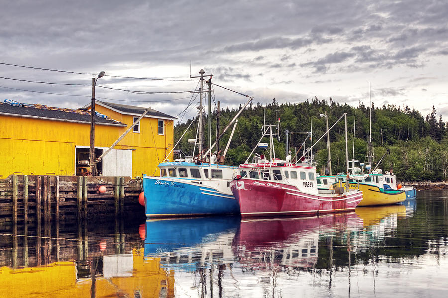 Fishing Boats at Rest Photograph by Trevor Awalt
