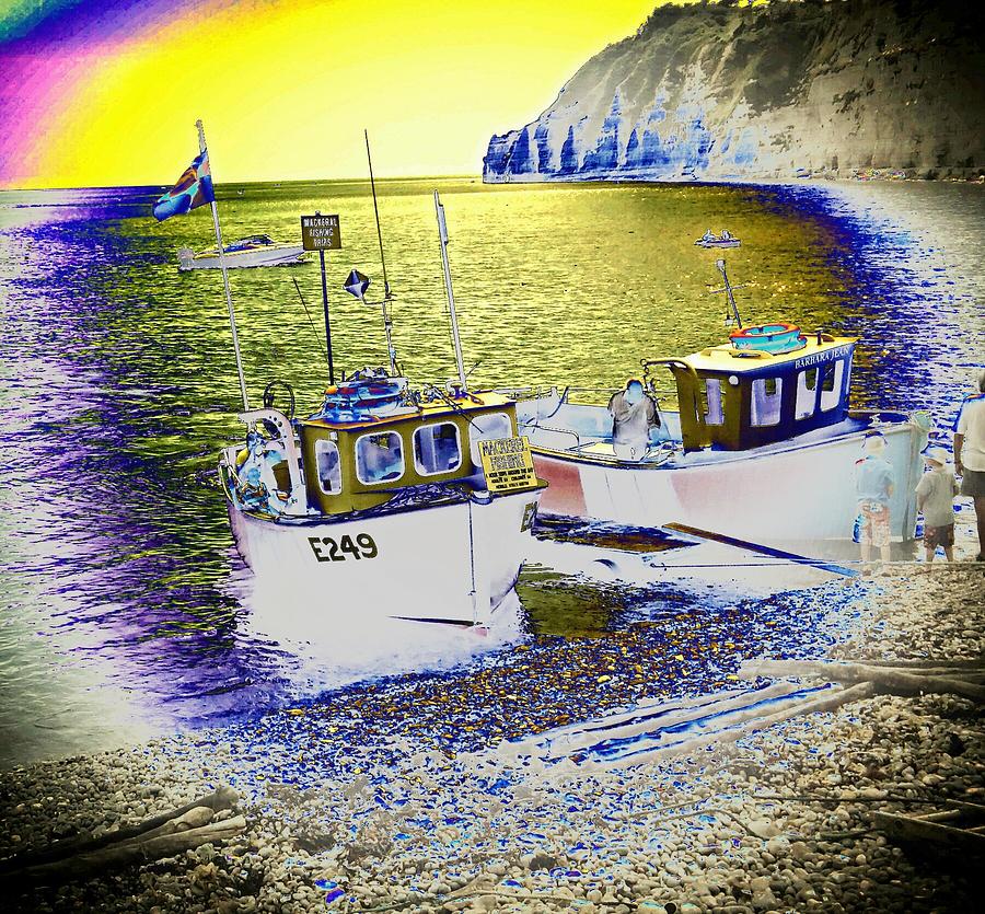 Fishing Boats Photograph by Candy Floss Happy