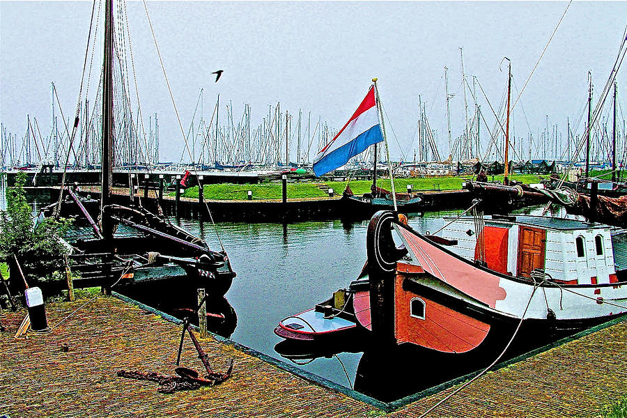 Fishing Boats in Enkhuizen-Netherlands Photograph by Ruth Hager