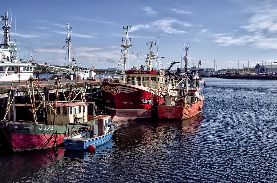 Fishing Boats in Killybegs Donegal Ireland Photograph by Bill Cannon
