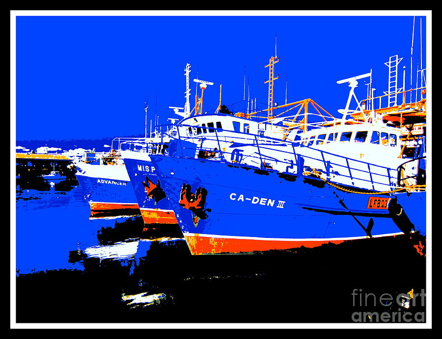 Fishing Boats in the Fremantle Harbour 2 Photograph by Roberto Gagliardi