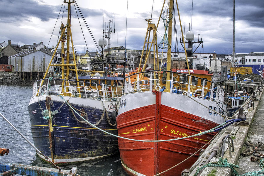 Fishing Boats of Mallaig Scotland Photograph by Jason Politte