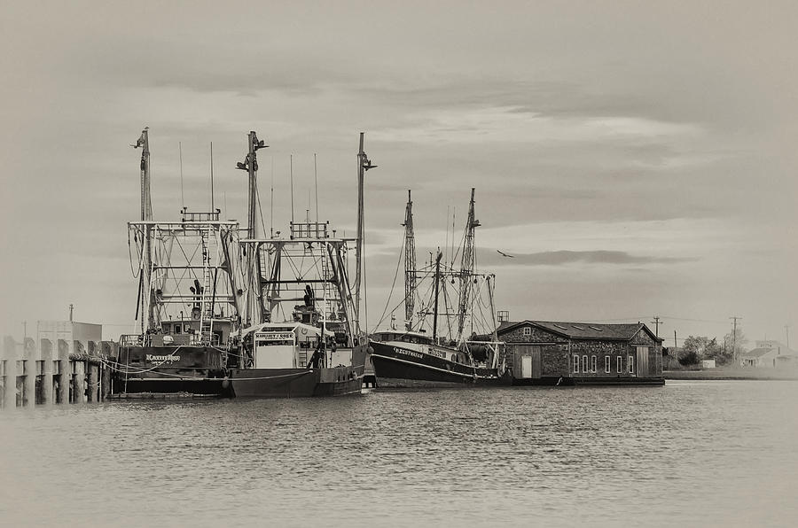 Fishing Boats - Wildwood New Jersey Photograph by Bill Cannon - Fine ...