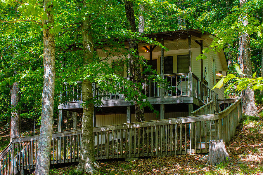 Fishing Cabin For Sale Photograph By Robert Hebert