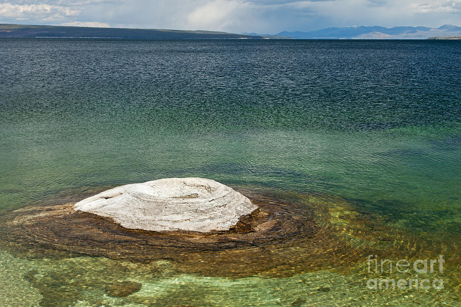 Fishing Cone in West Thumb Geyser Basin Photograph by Fred Stearns