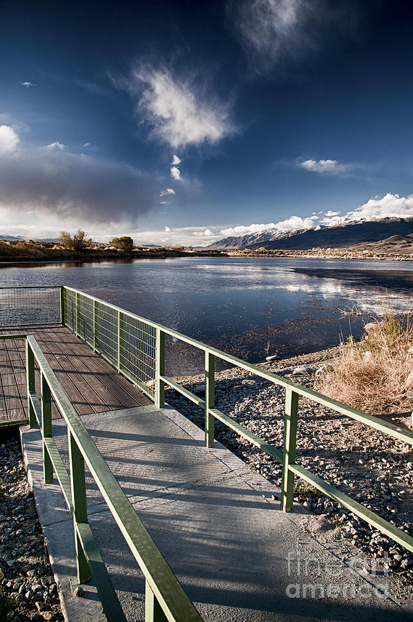 Lake Photograph - Fishing Dock by Cat Connor Lake Photograph - Fishing Dock by Cat Connor