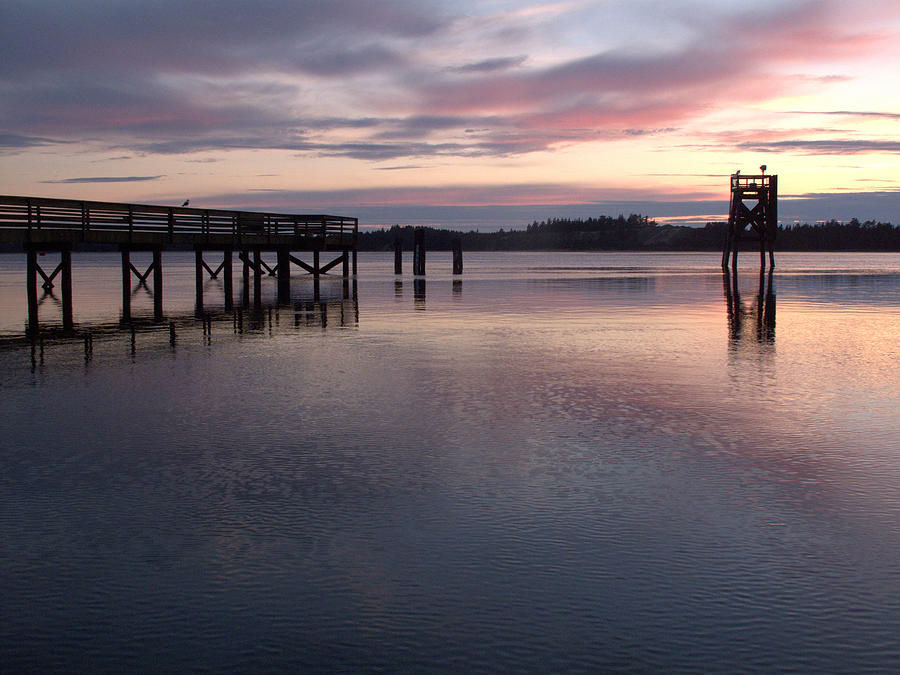 Fishing Dock Pastel Photograph by Suzy Piatt