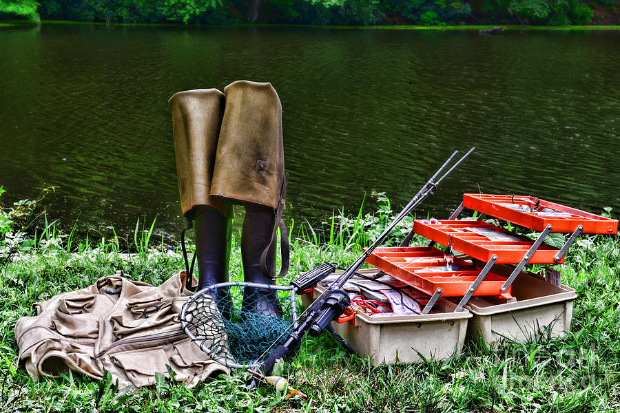 Fishing - Fishing Tackle Photograph by Paul Ward