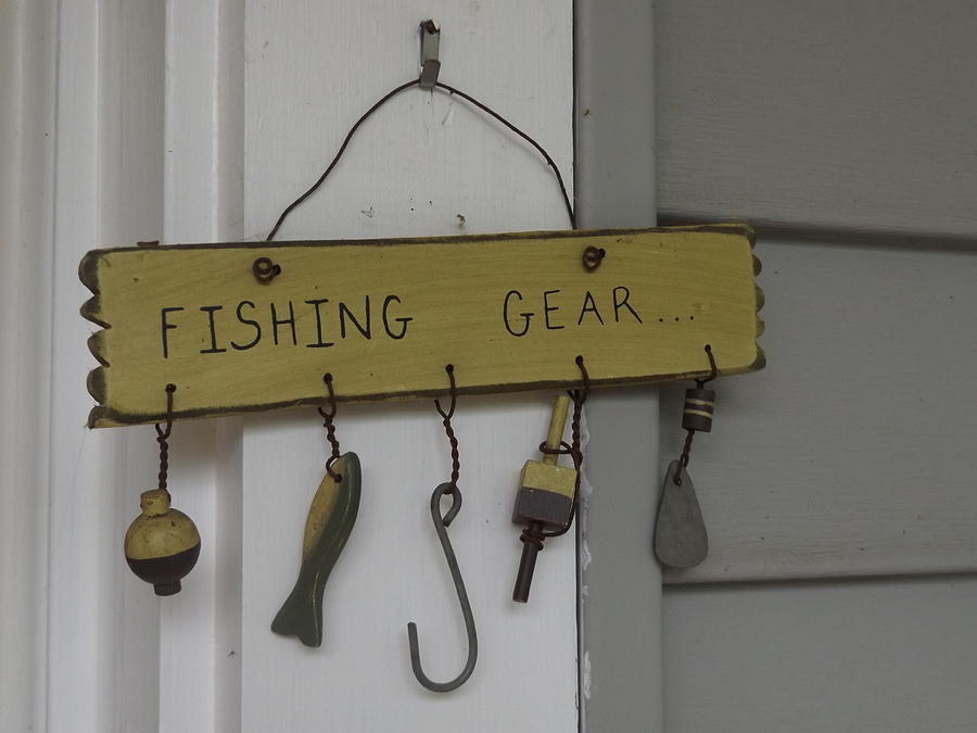 Fishing Gear Photograph by Jennifer Bowring - Pixels